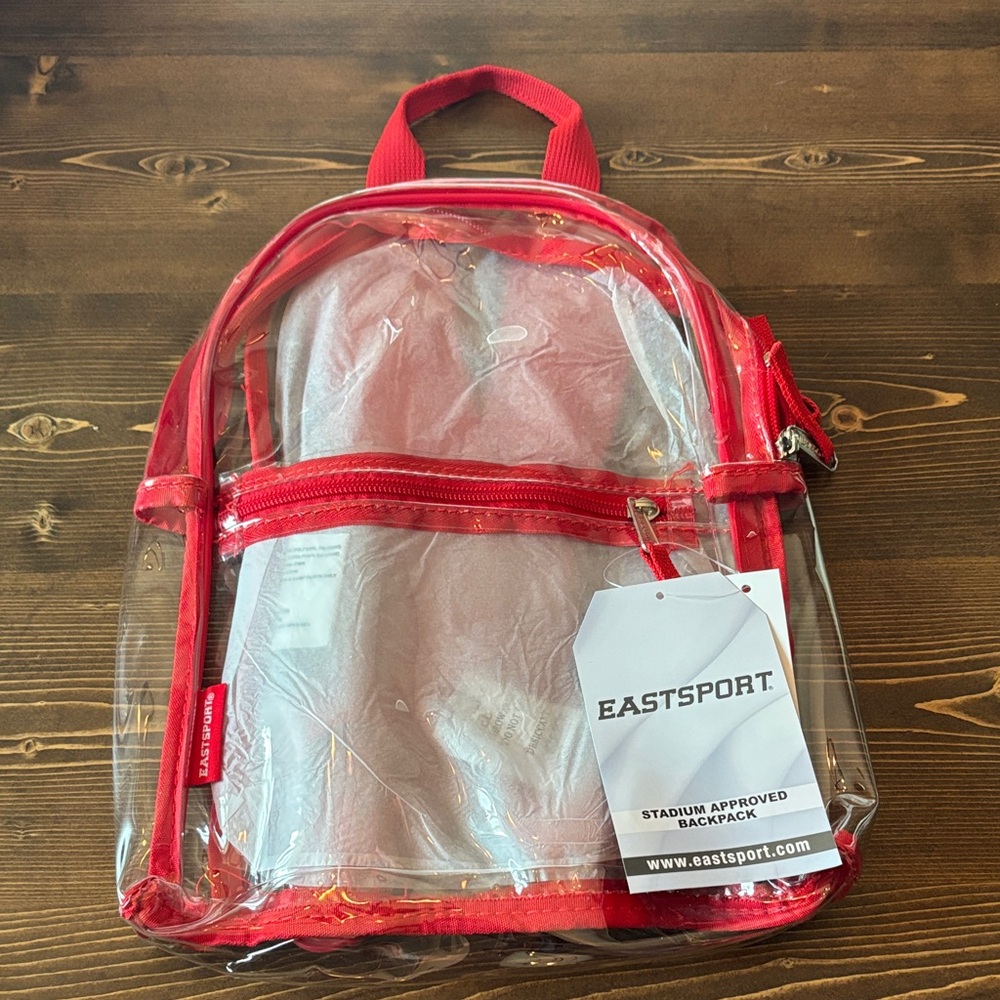 Eastsport Clear Stadium Approved Backpack